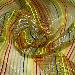 1.5 m*300 yards Colored striped mesh fabric