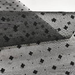 Beautiful Jacquard weave mesh fabric makeup bag material