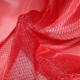 Grid hard feeling nylon material mesh fabric wholesale 