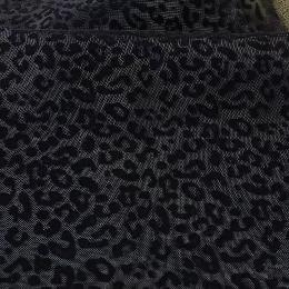 1.45 cm*100 yards Leopard print flocking mesh