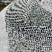 1.6 m*200 yards Polyester C003 Bullet-shaped Mesh Fabric