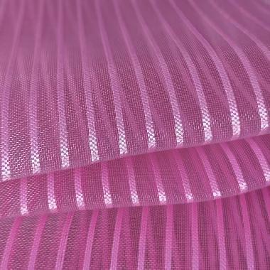 1.42 m *300 yards Polyester striped mesh fabric